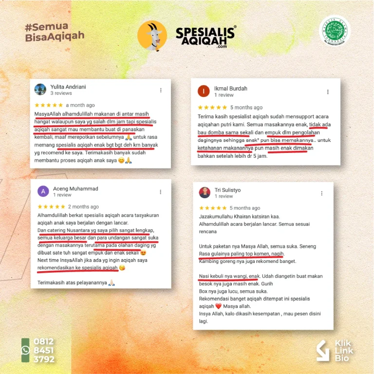 Spesialis Aqiqah Review 06